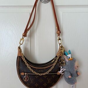 2025 Louis Vuitton Loop PM Brown Monogram Shoulder Bag
